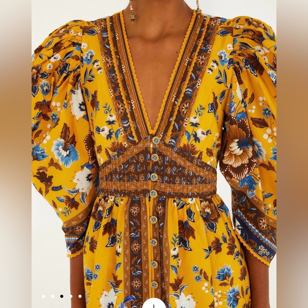 FARM Rio garden tree mini dress - Picture 4 of 12